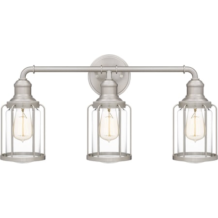 Quoizel Ludlow Bath 3 Lights Brushed Nickel LUD8624BN